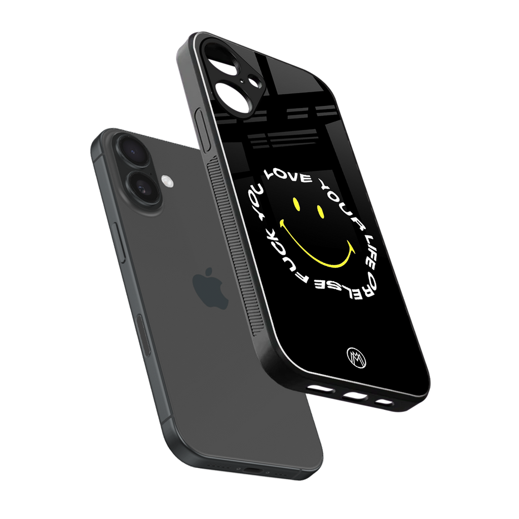realisation back phone cover | glass case for iphone 16 plus