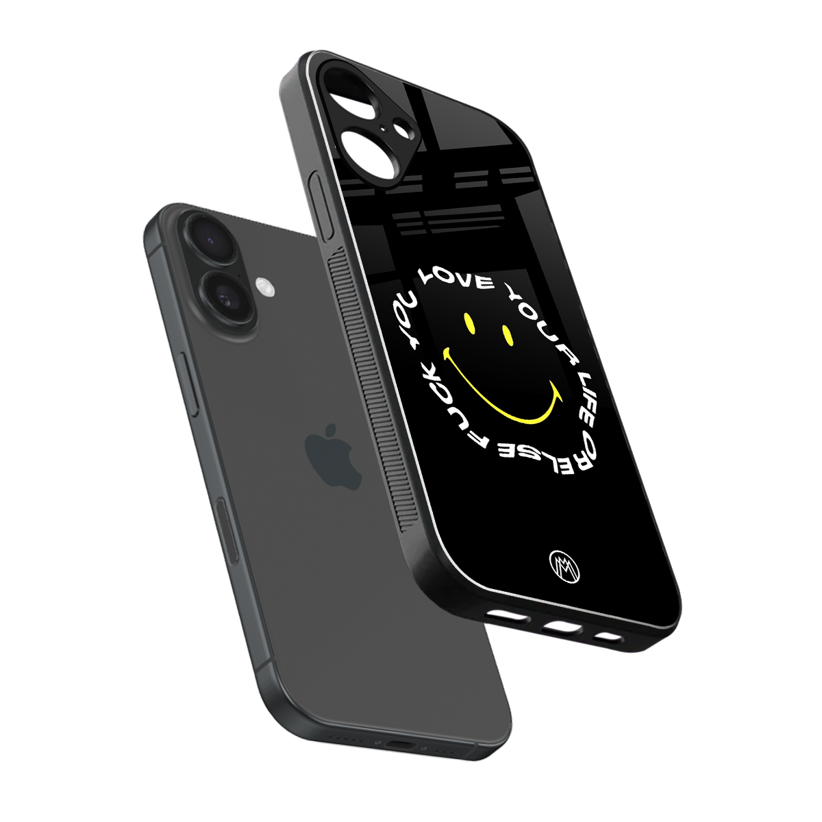 realisation back phone cover | glass case for iphone 16 plus