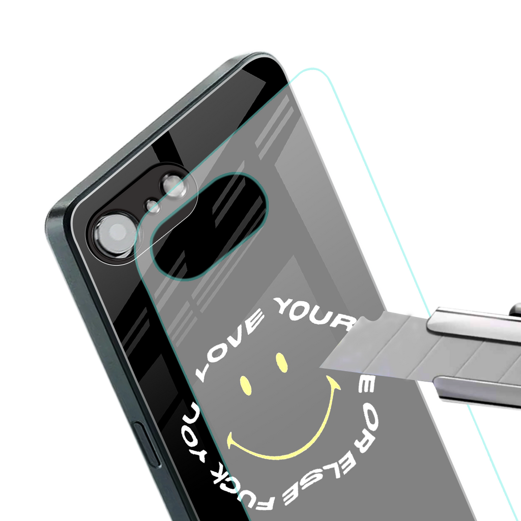 realisation back phone cover | glass case for iphone 16e