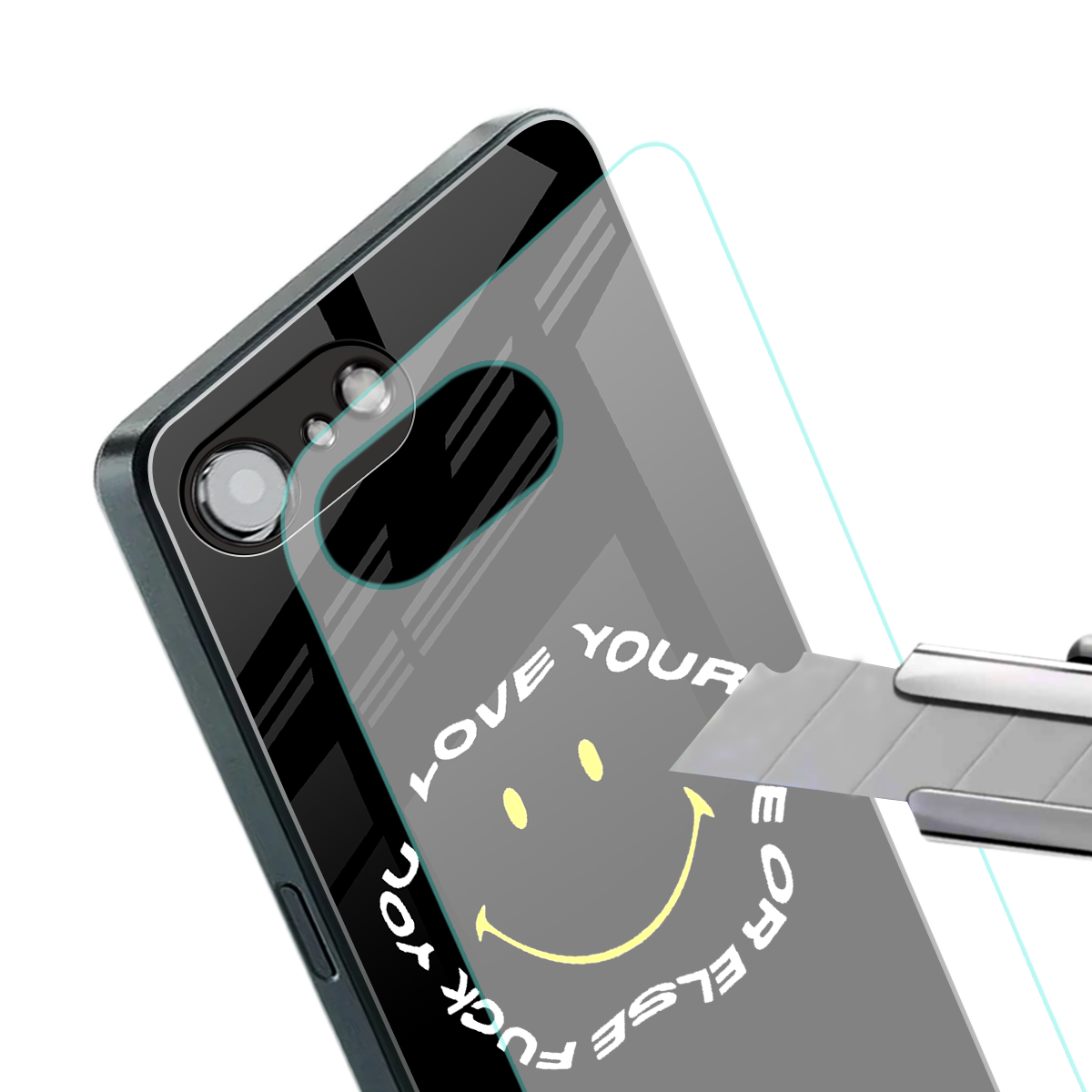 realisation back phone cover | glass case for iphone 16e