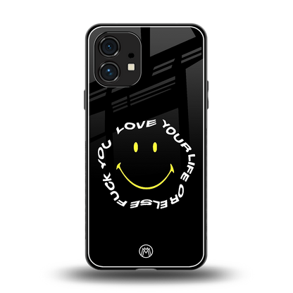 realisation back phone cover | glass case for nothing phone 1