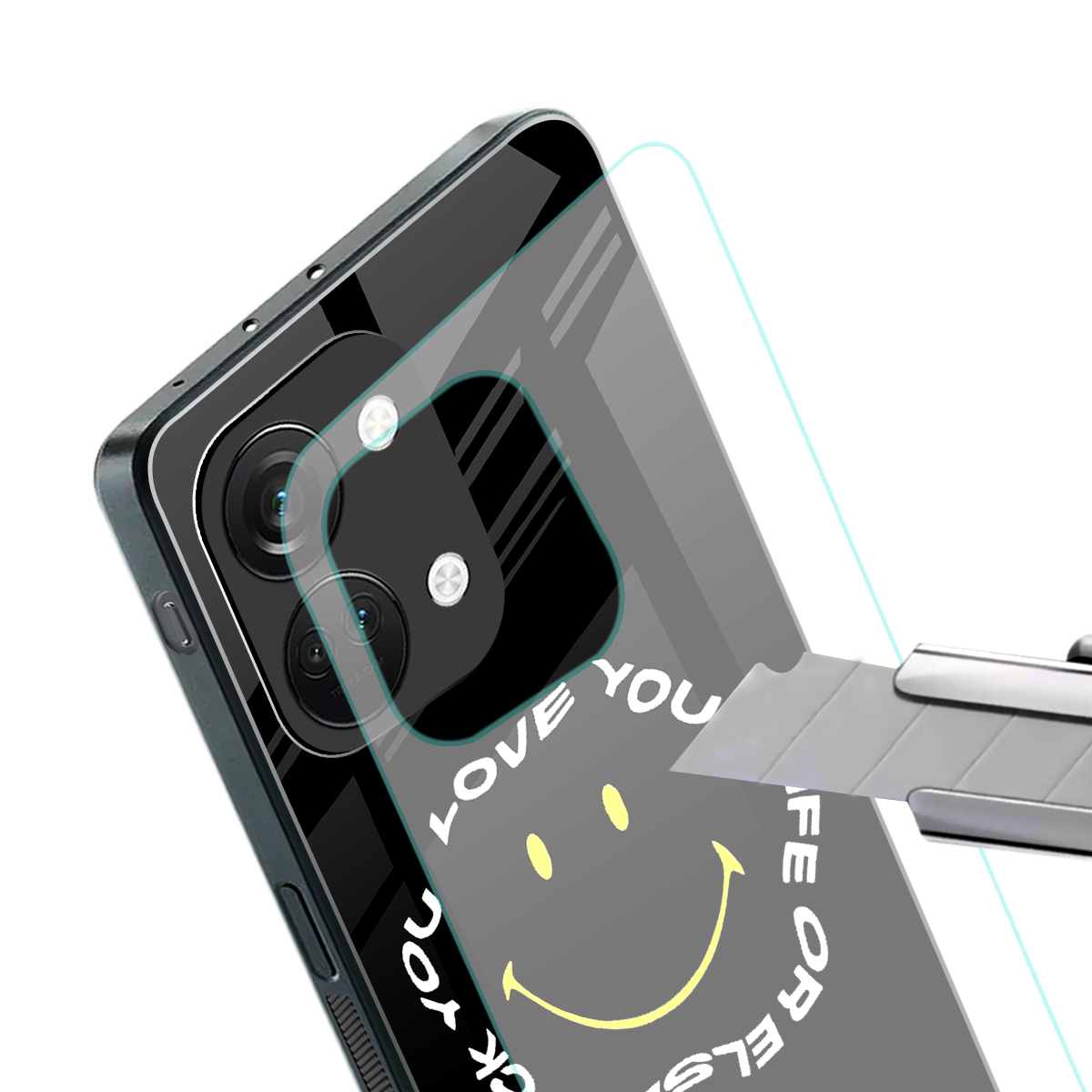 realisation back phone cover | glass case for oneplus nord 3