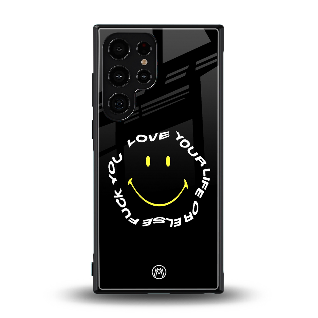 realisation back phone cover | glass case for samsung galaxy s23 ultra