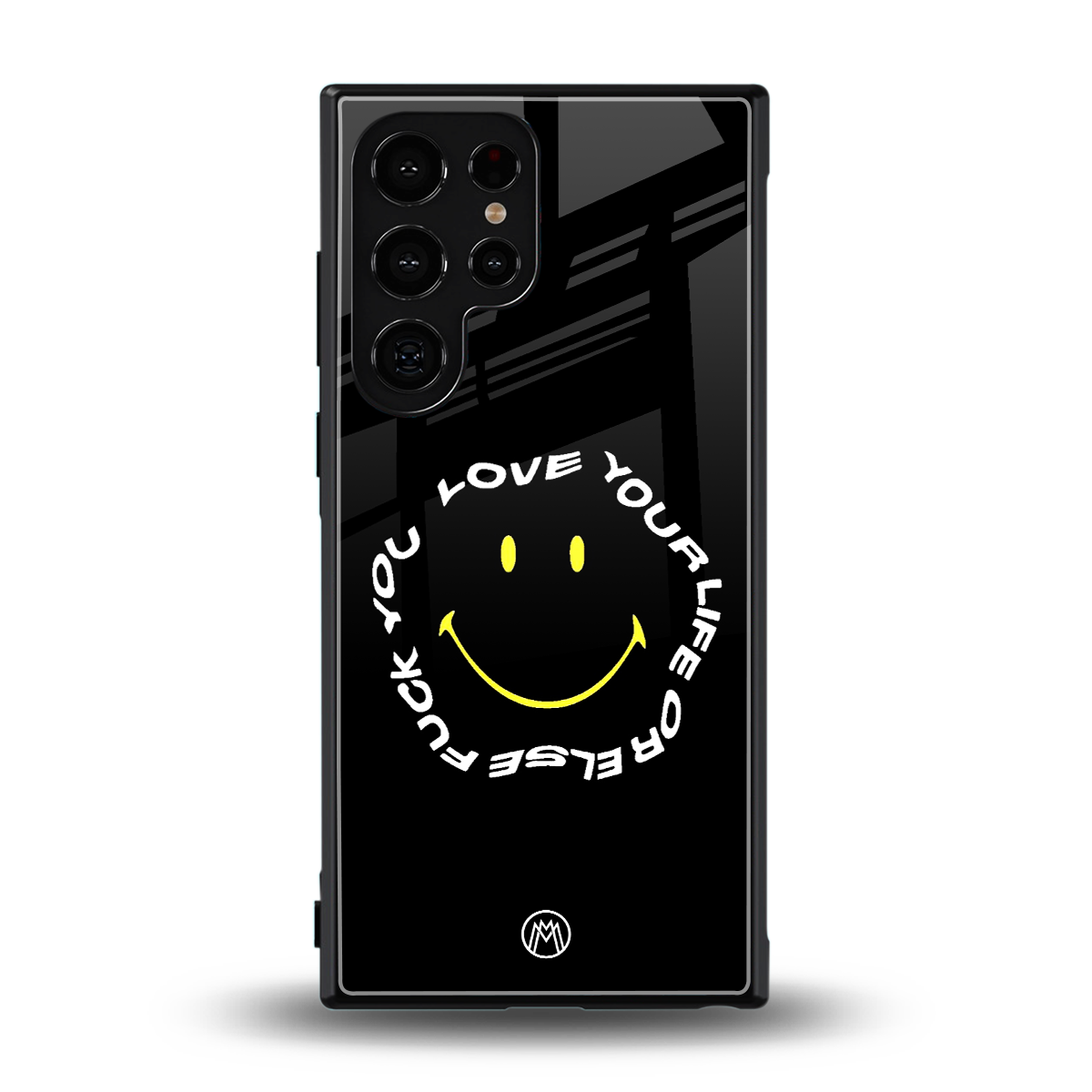 realisation back phone cover | glass case for samsung galaxy s23 ultra