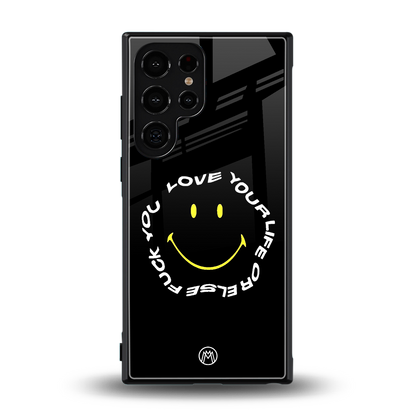 realisation back phone cover | glass case for samsung galaxy s23 ultra