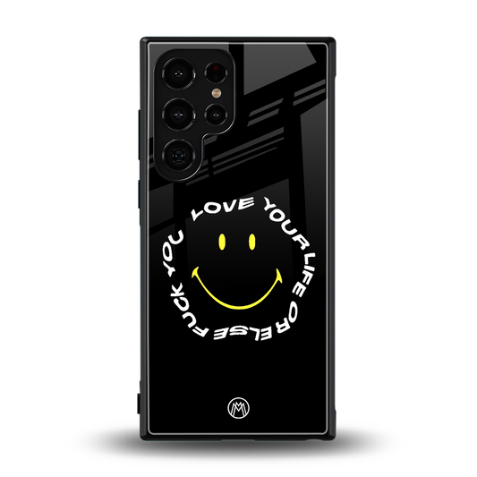 realisation back phone cover | glass case for samsung galaxy s23 ultra