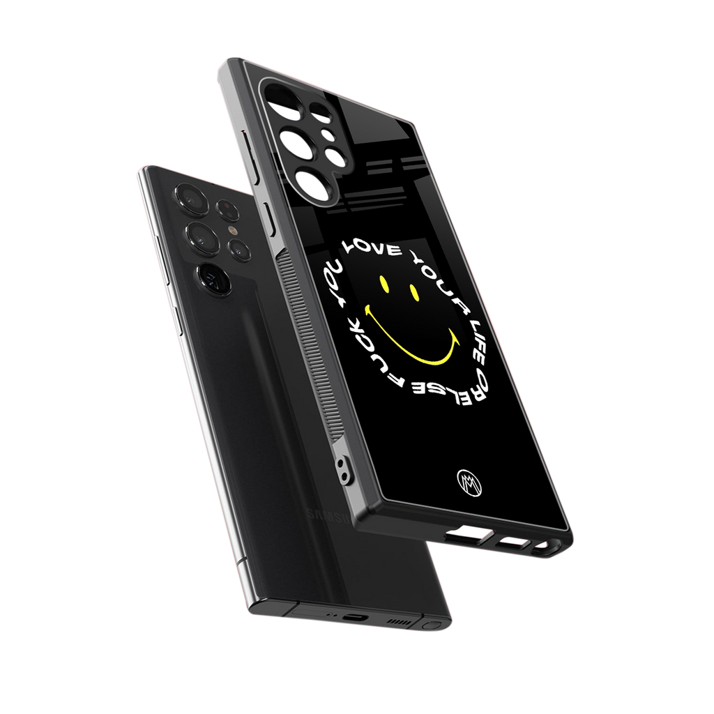 realisation back phone cover | glass case for samsung galaxy s23 ultra