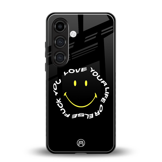 realisation back phone cover | glass case for samsung galaxy s23 plus
