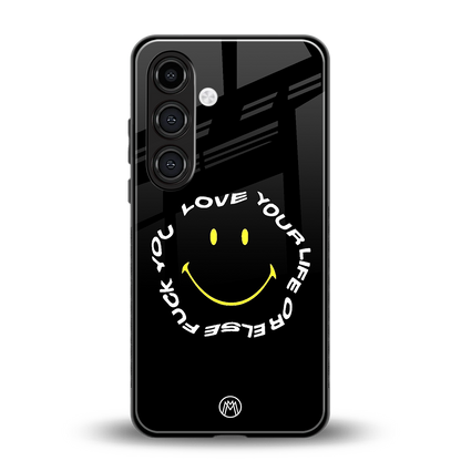 realisation back phone cover | glass case for samsung galaxy s24 fe