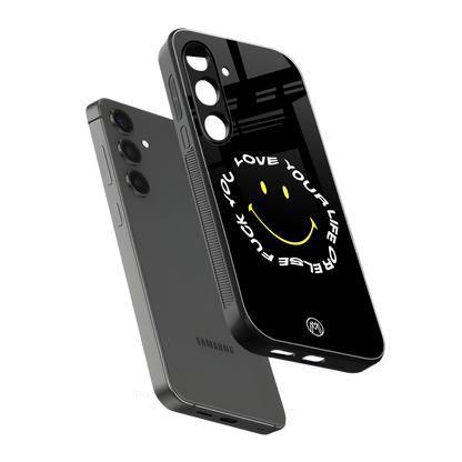 realisation back phone cover | glass case for samsung galaxy s24 fe