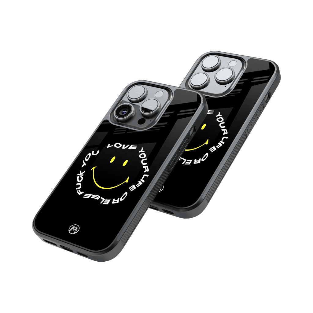 Protective Glass Back Phone Case Compatible with iPhone, Samsung, OnePlus, Pixel & More