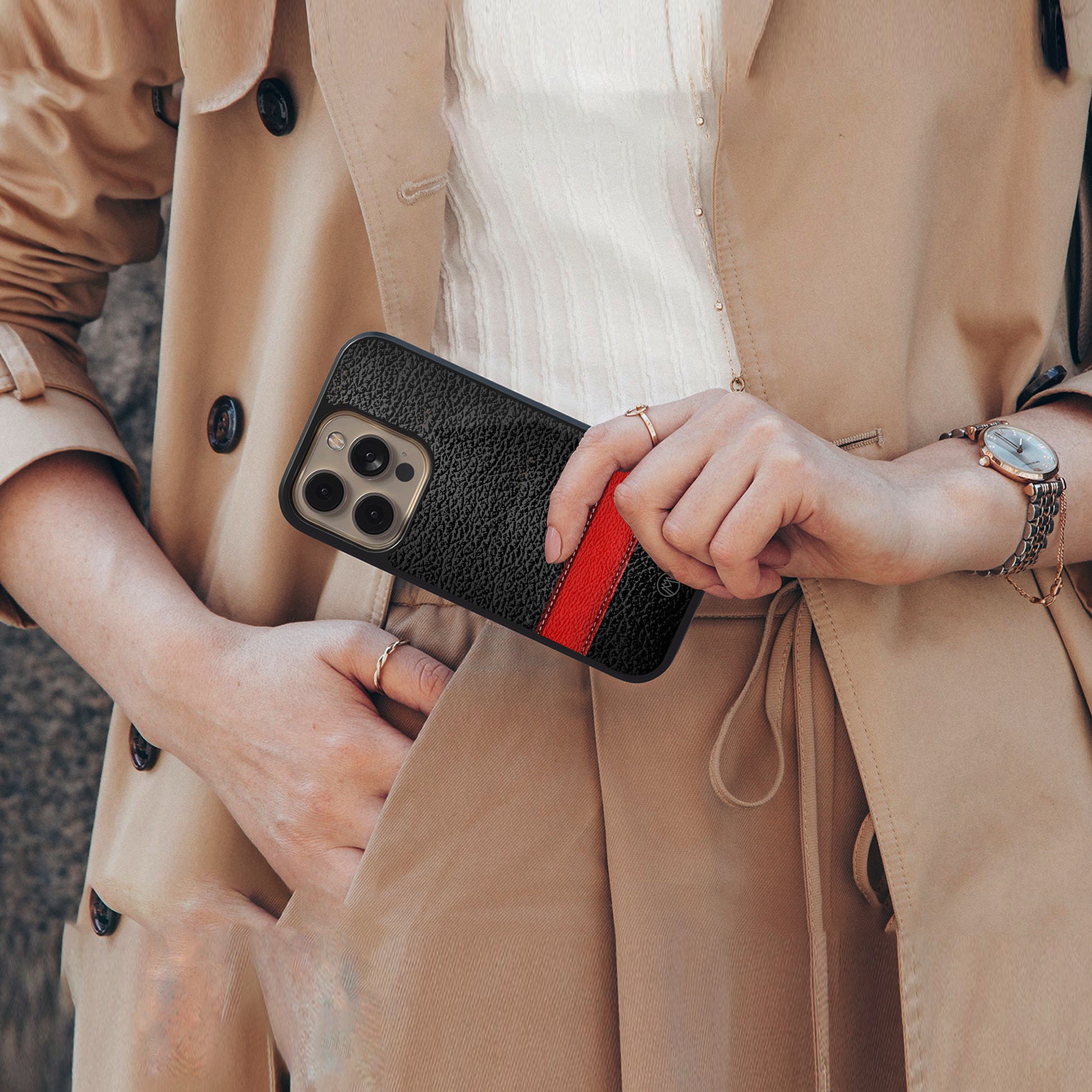 reaper's touch back phone cover | glass case for iphone 15 pro