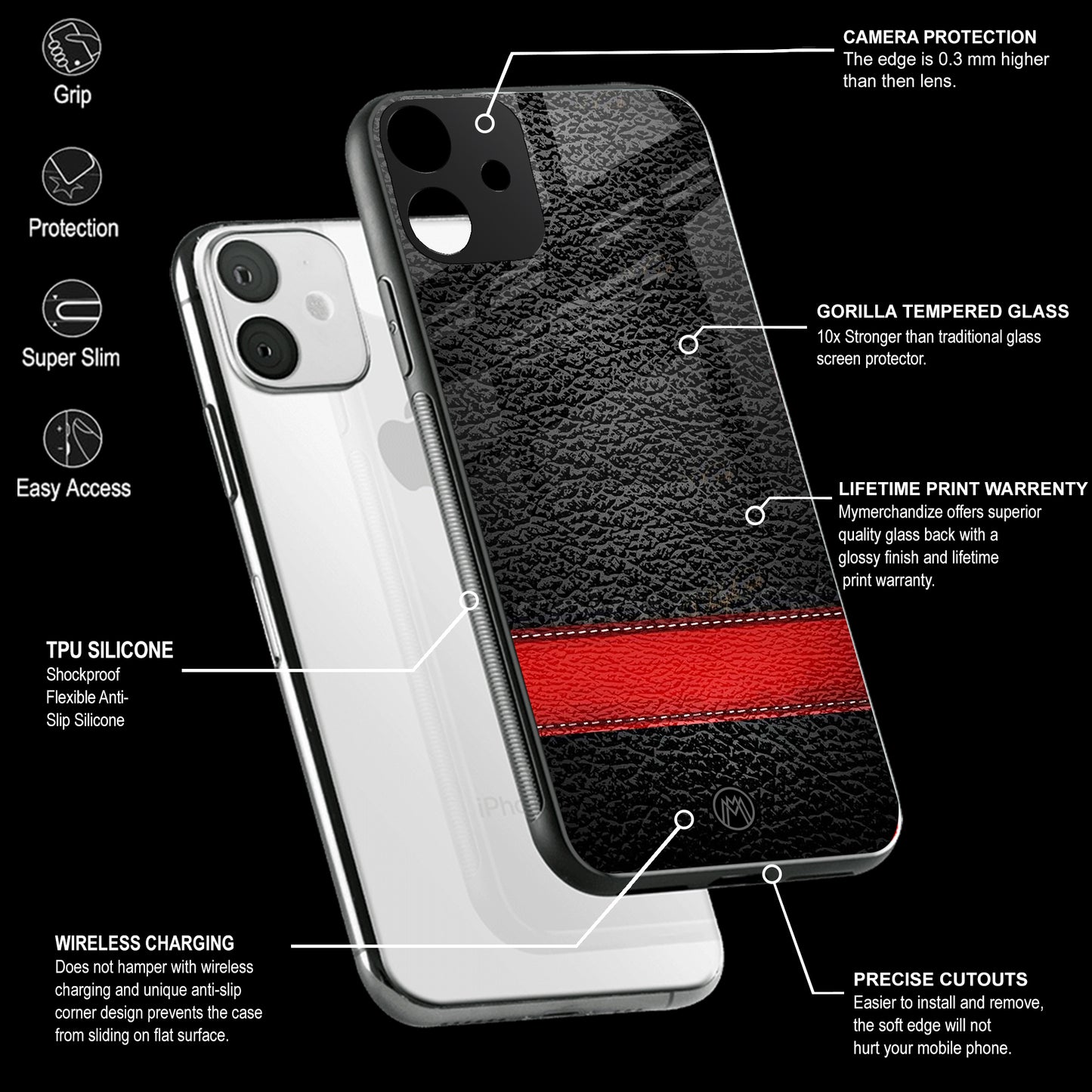 Mobile Phone Cover | Glass Back Case