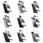 Durable Glass Back Mobile Case for iPhone, Samsung, OnePlus, Google Pixel, Redmi, Vivo, Oppo