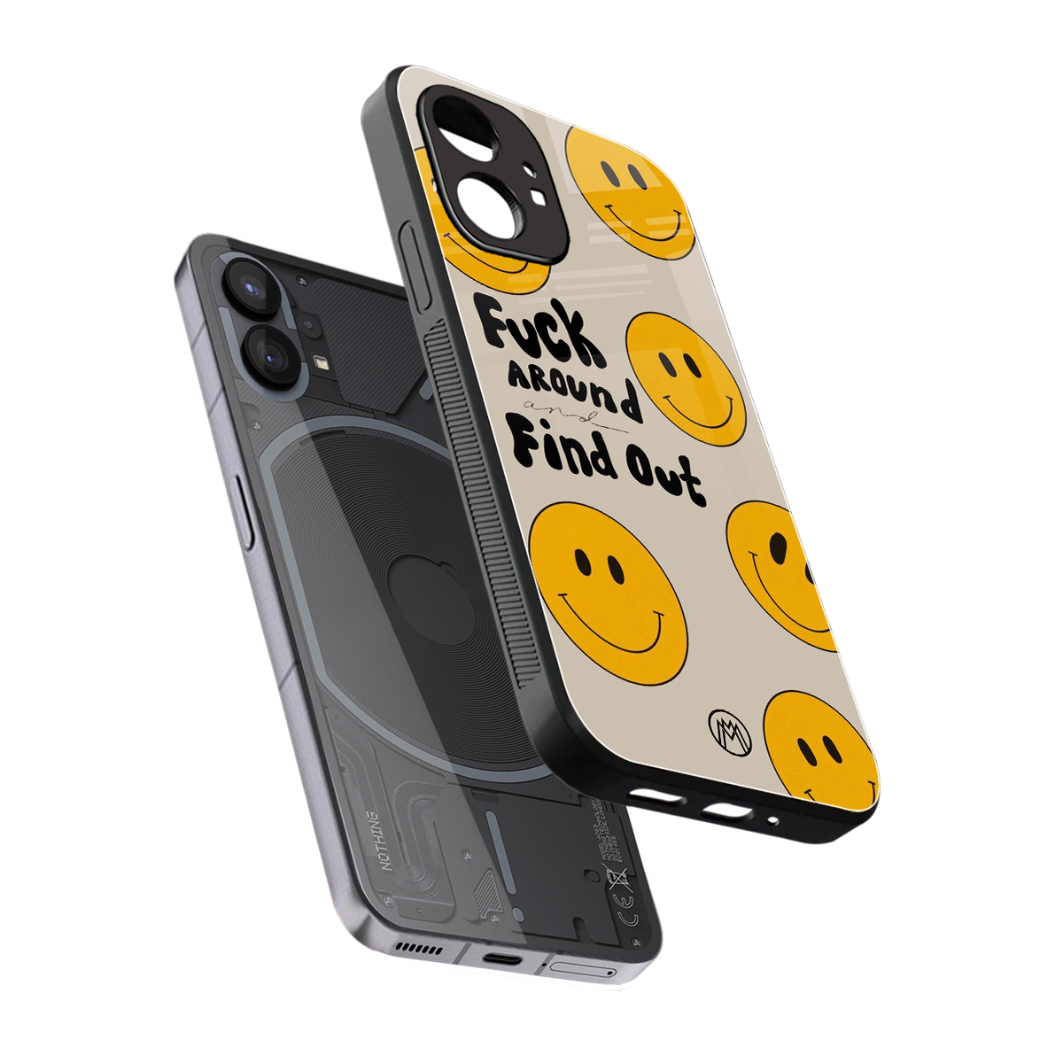 rebel back phone cover | glass case for nothing phone 1
