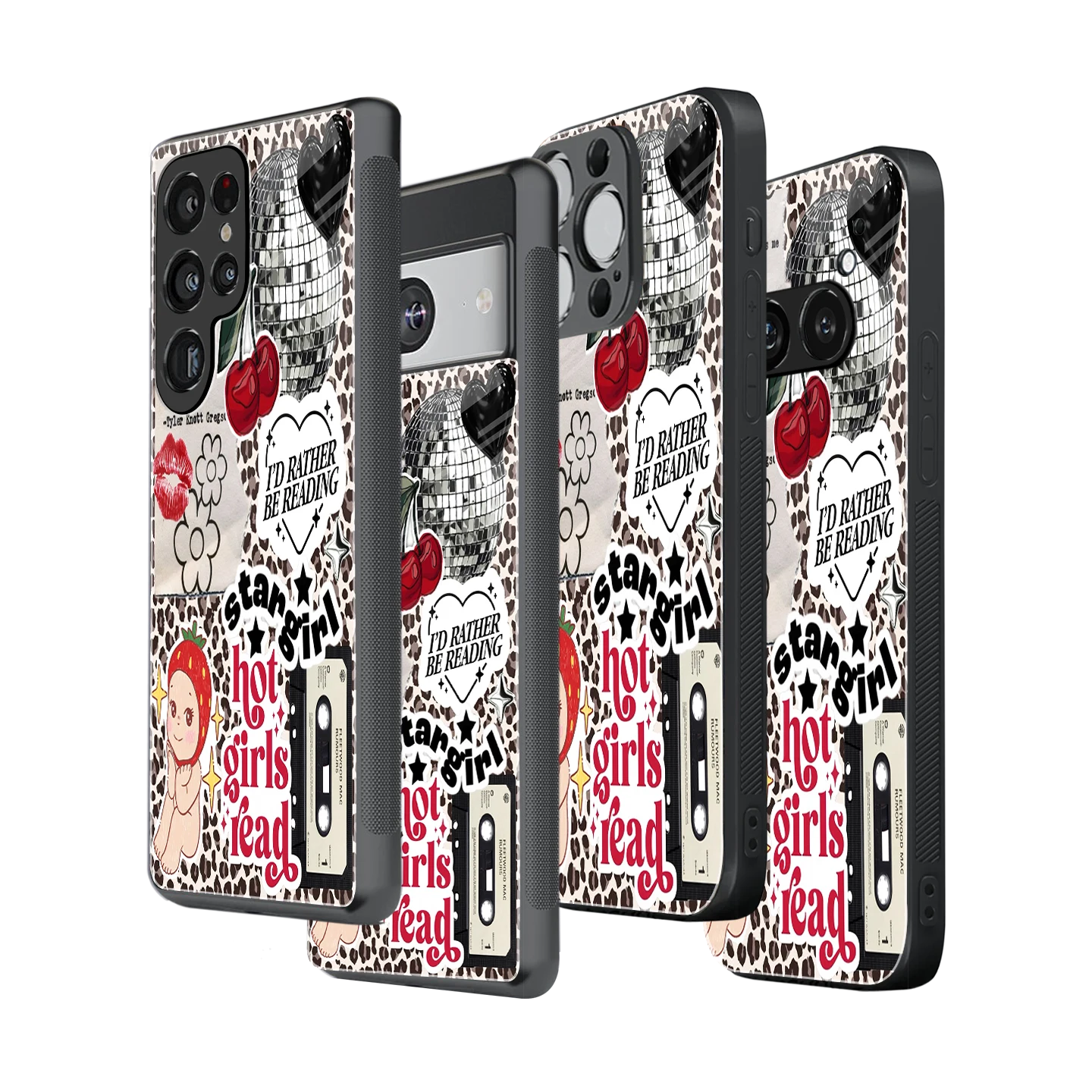 Stylish Glass Back Case for All Smartphones iPhone, Samsung, OnePlus, Pixel, Redmi, Oppo, Vivo, Motorola