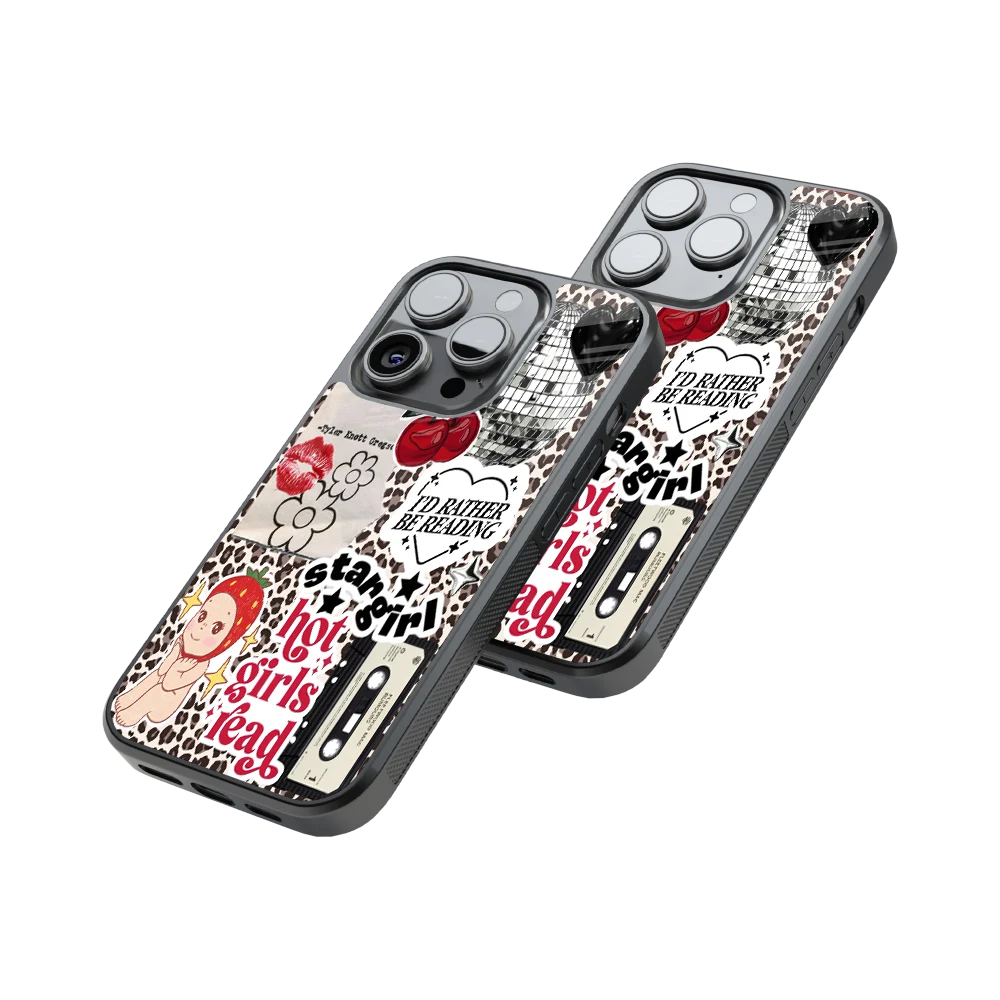 Protective Glass Back Phone Case Compatible with iPhone, Samsung, OnePlus, Pixel & More