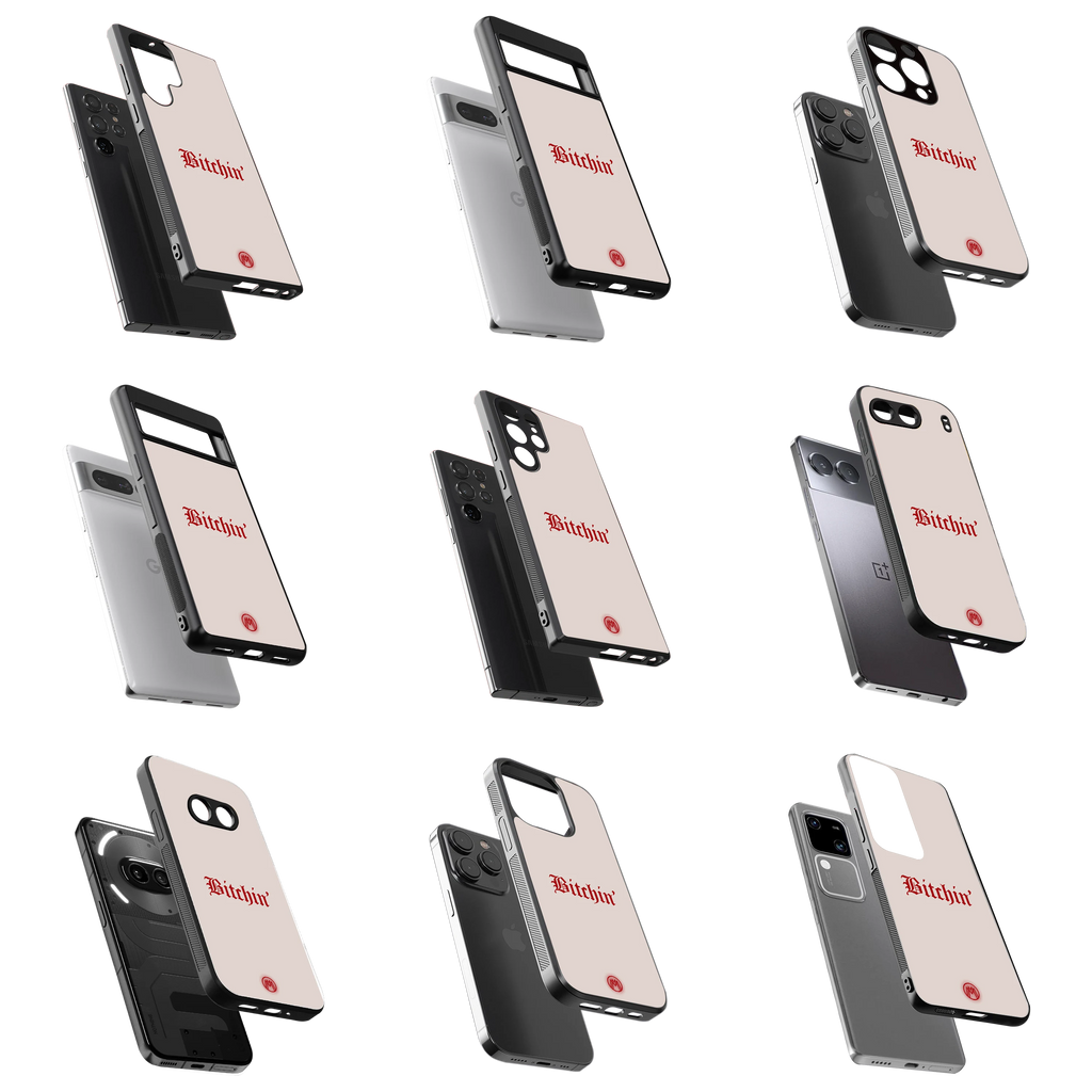 Durable Glass Back Mobile Case for iPhone, Samsung, OnePlus, Google Pixel, Redmi, Vivo, Oppo