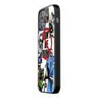 Slim Glass Back Phone Case for Multiple Brands iPhone, Samsung, Redmi, OnePlus, Oppo, Vivo