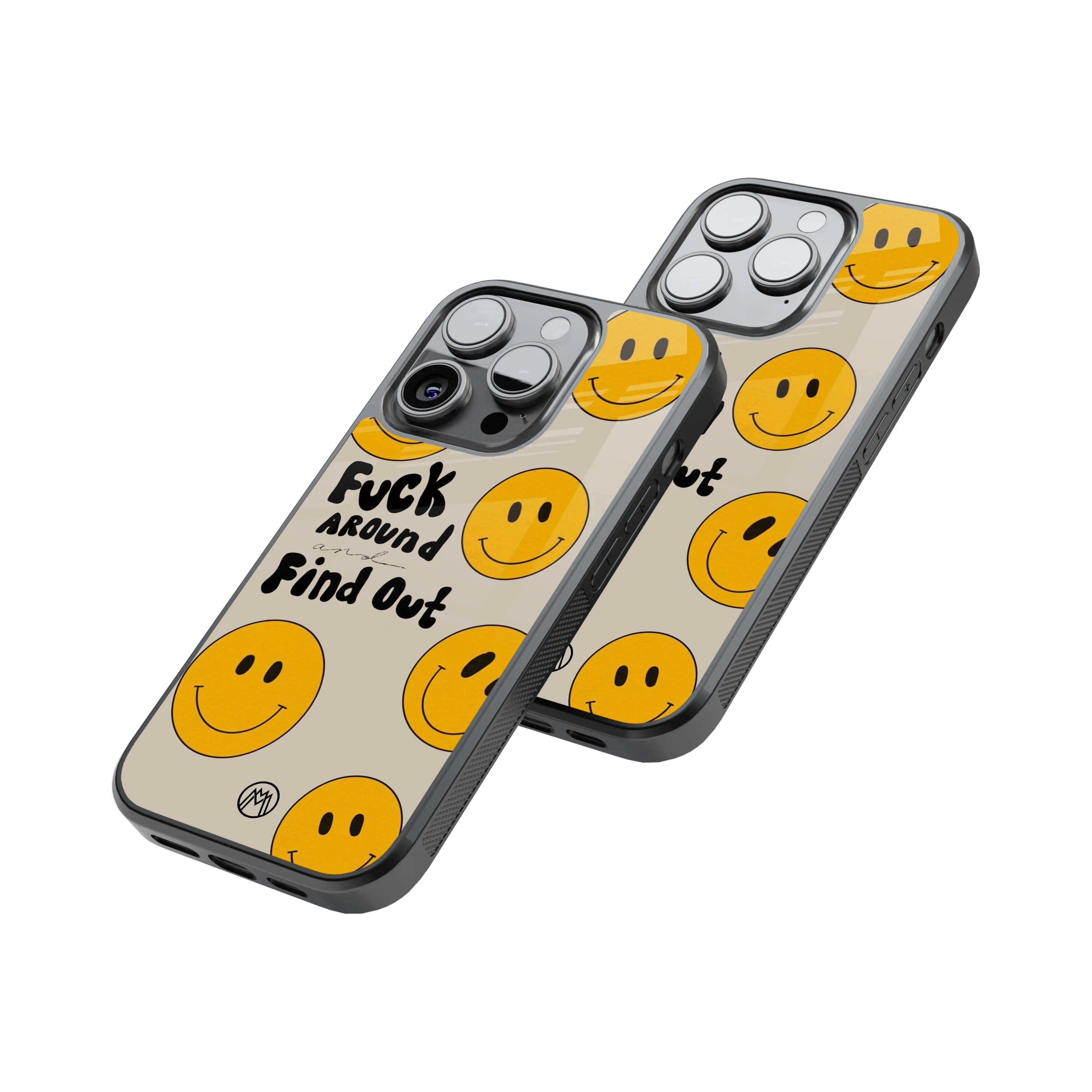 Protective Glass Back Phone Case Compatible with iPhone, Samsung, OnePlus, Pixel & More