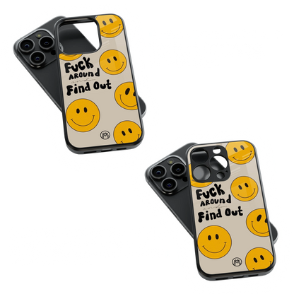 Trendy Glass Back Mobile Case for iPhone, Samsung, Redmi, OnePlus, Google Pixel, Motorola