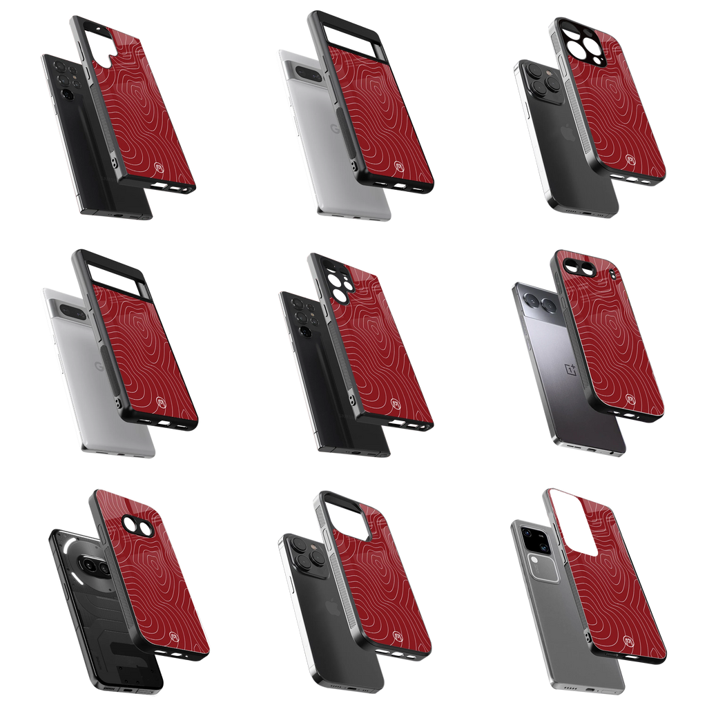 Durable Glass Back Mobile Case for iPhone, Samsung, OnePlus, Google Pixel, Redmi, Vivo, Oppo