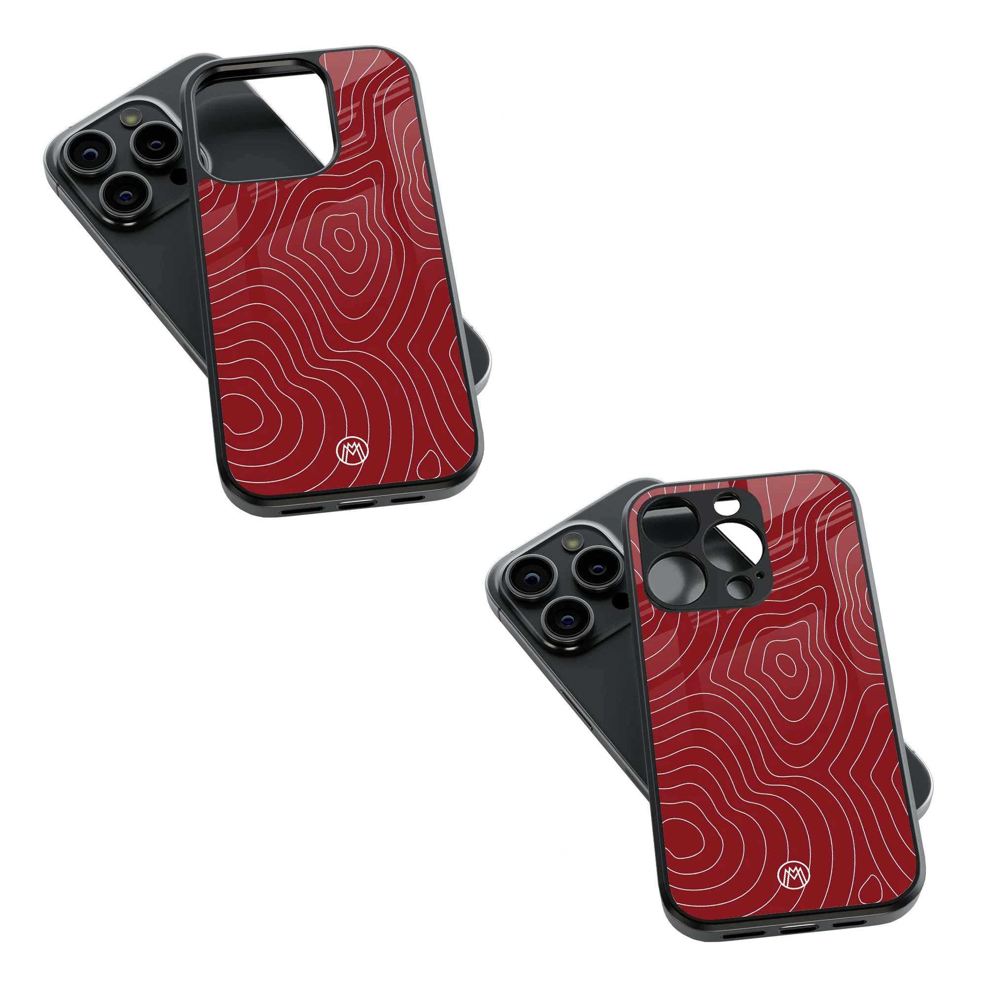 Trendy Glass Back Mobile Case for iPhone, Samsung, Redmi, OnePlus, Google Pixel, Motorola
