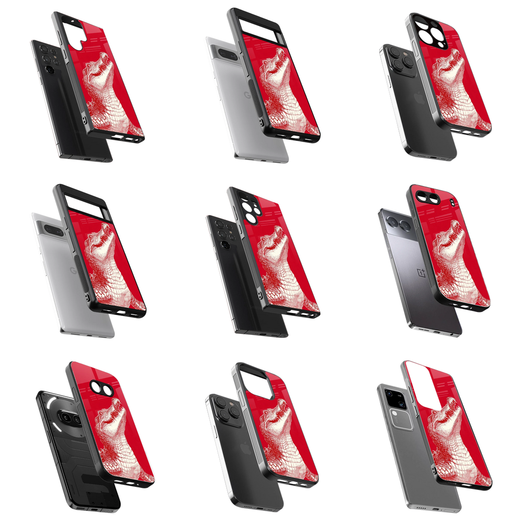 Durable Glass Back Mobile Case for iPhone, Samsung, OnePlus, Google Pixel, Redmi, Vivo, Oppo