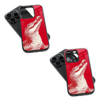 Trendy Glass Back Mobile Case for iPhone, Samsung, Redmi, OnePlus, Google Pixel, Motorola