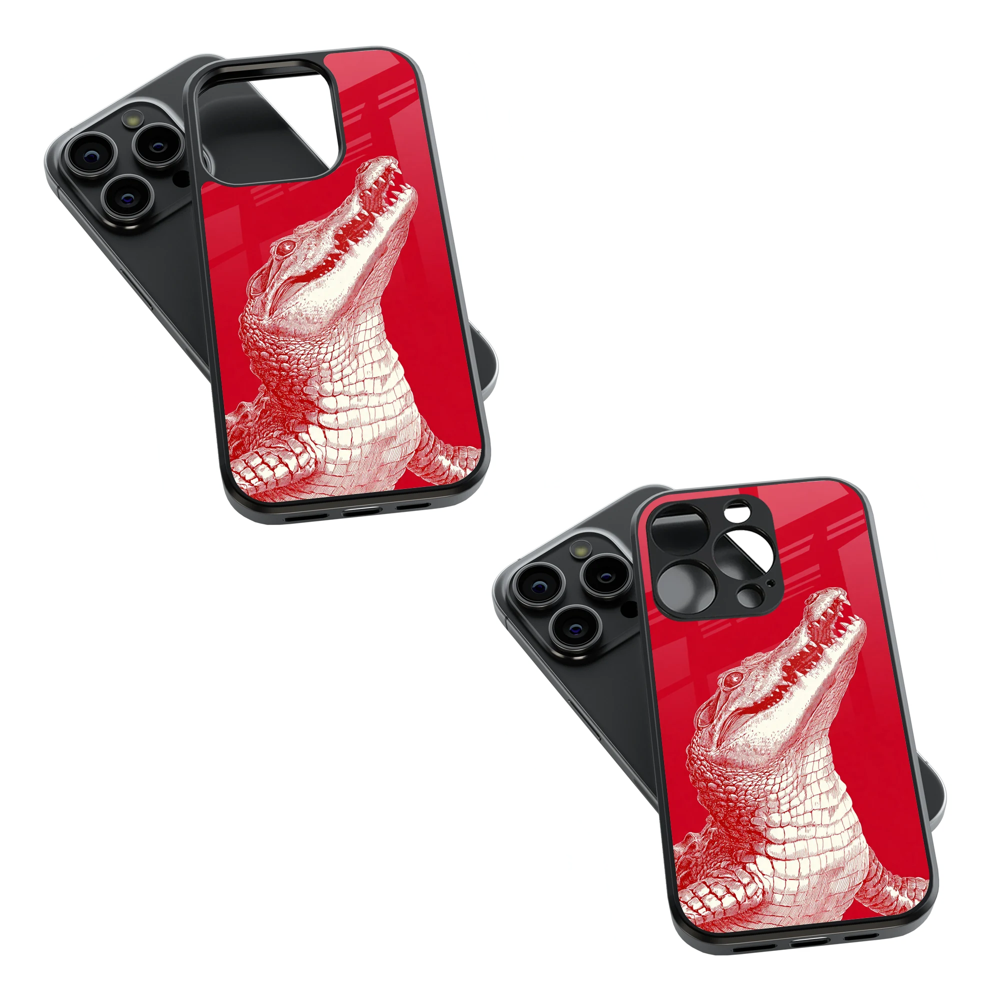 Trendy Glass Back Mobile Case for iPhone, Samsung, Redmi, OnePlus, Google Pixel, Motorola