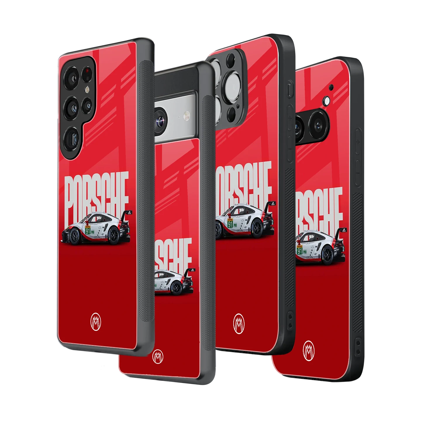Stylish Glass Back Case for All Smartphones iPhone, Samsung, OnePlus, Pixel, Redmi, Oppo, Vivo, Motorola
