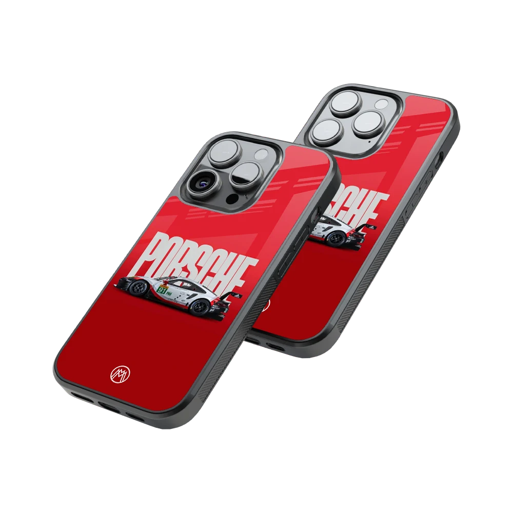 Protective Glass Back Phone Case Compatible with iPhone, Samsung, OnePlus, Pixel & More