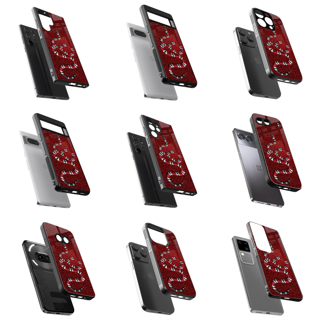Durable Glass Back Mobile Case for iPhone, Samsung, OnePlus, Google Pixel, Redmi, Vivo, Oppo