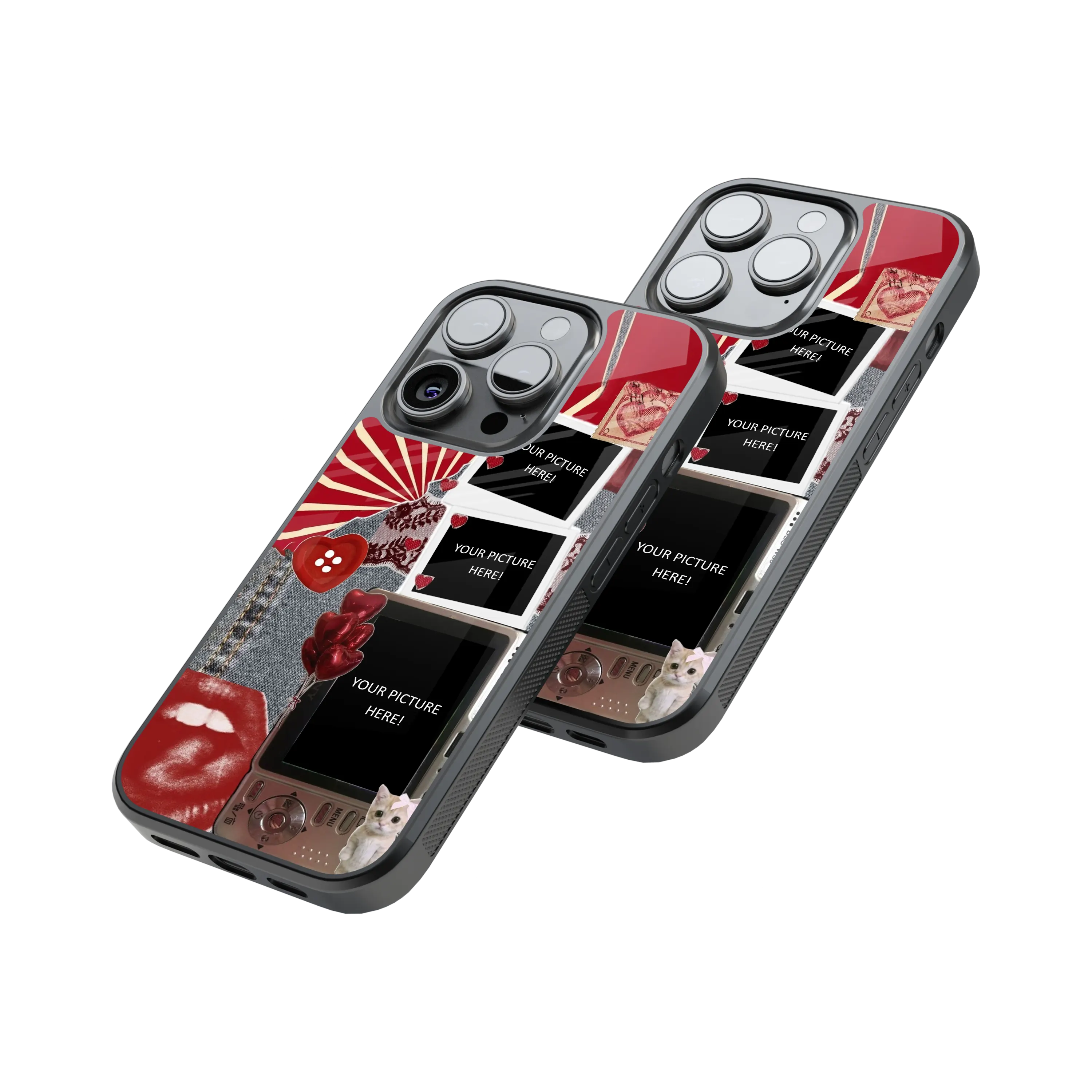 Polaroid Personalised Glass Phone Case