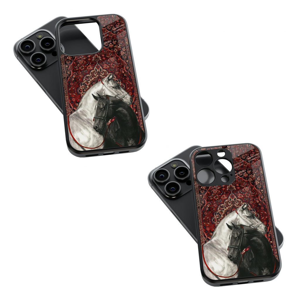 Trendy Glass Back Mobile Case for iPhone, Samsung, Redmi, OnePlus, Google Pixel, Motorola