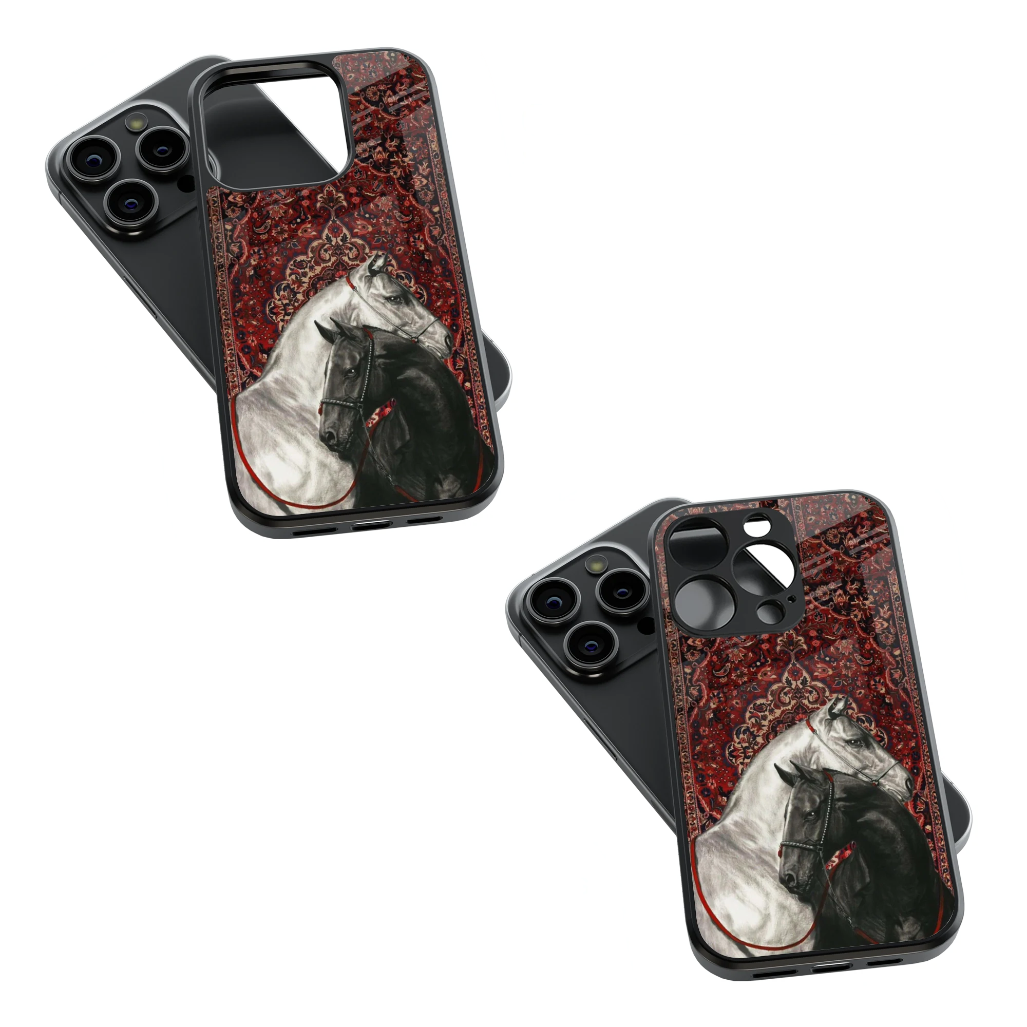 Trendy Glass Back Mobile Case for iPhone, Samsung, Redmi, OnePlus, Google Pixel, Motorola