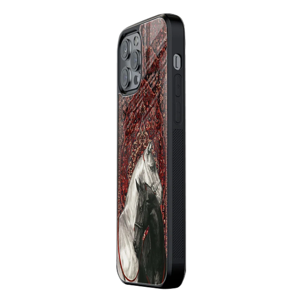 Slim Glass Back Phone Case for Multiple Brands iPhone, Samsung, Redmi, OnePlus, Oppo, Vivo
