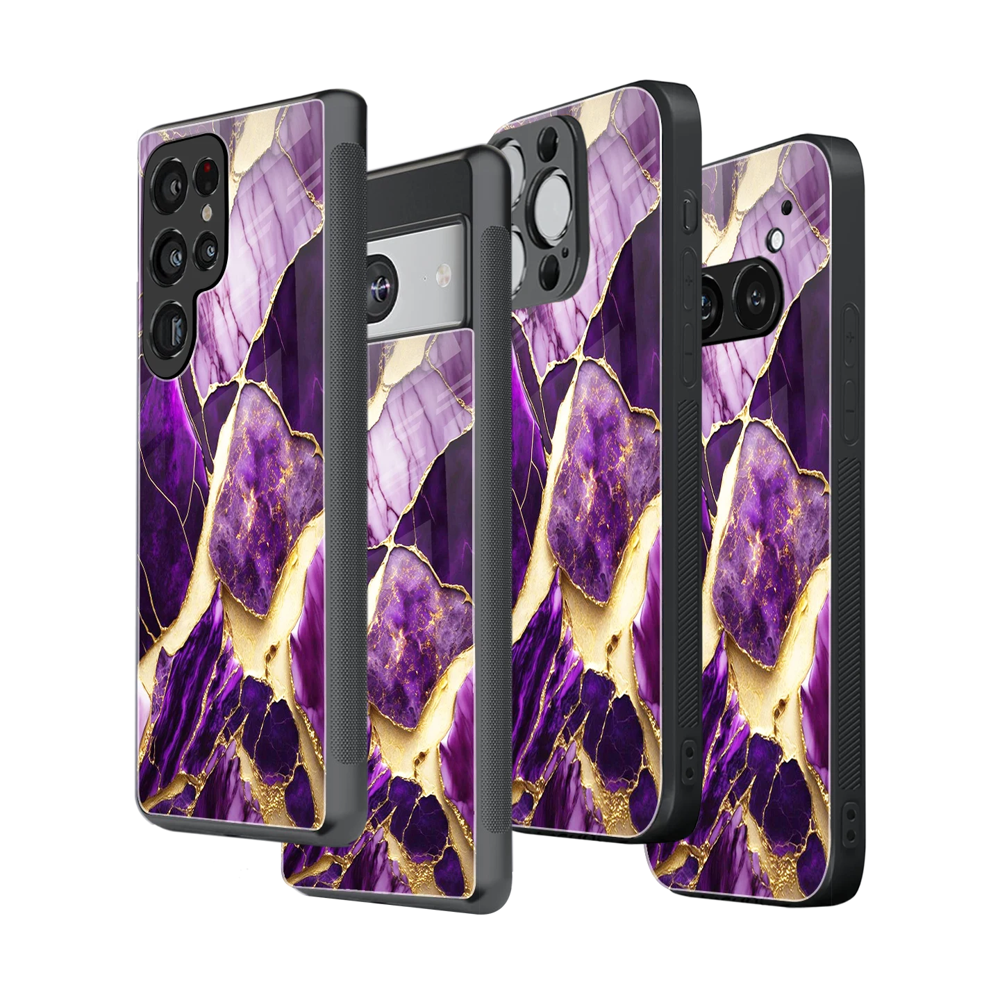 Stylish Glass Back Case for All Smartphones iPhone, Samsung, OnePlus, Pixel, Redmi, Oppo, Vivo, Motorola
