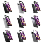 Durable Glass Back Mobile Case for iPhone, Samsung, OnePlus, Google Pixel, Redmi, Vivo, Oppo