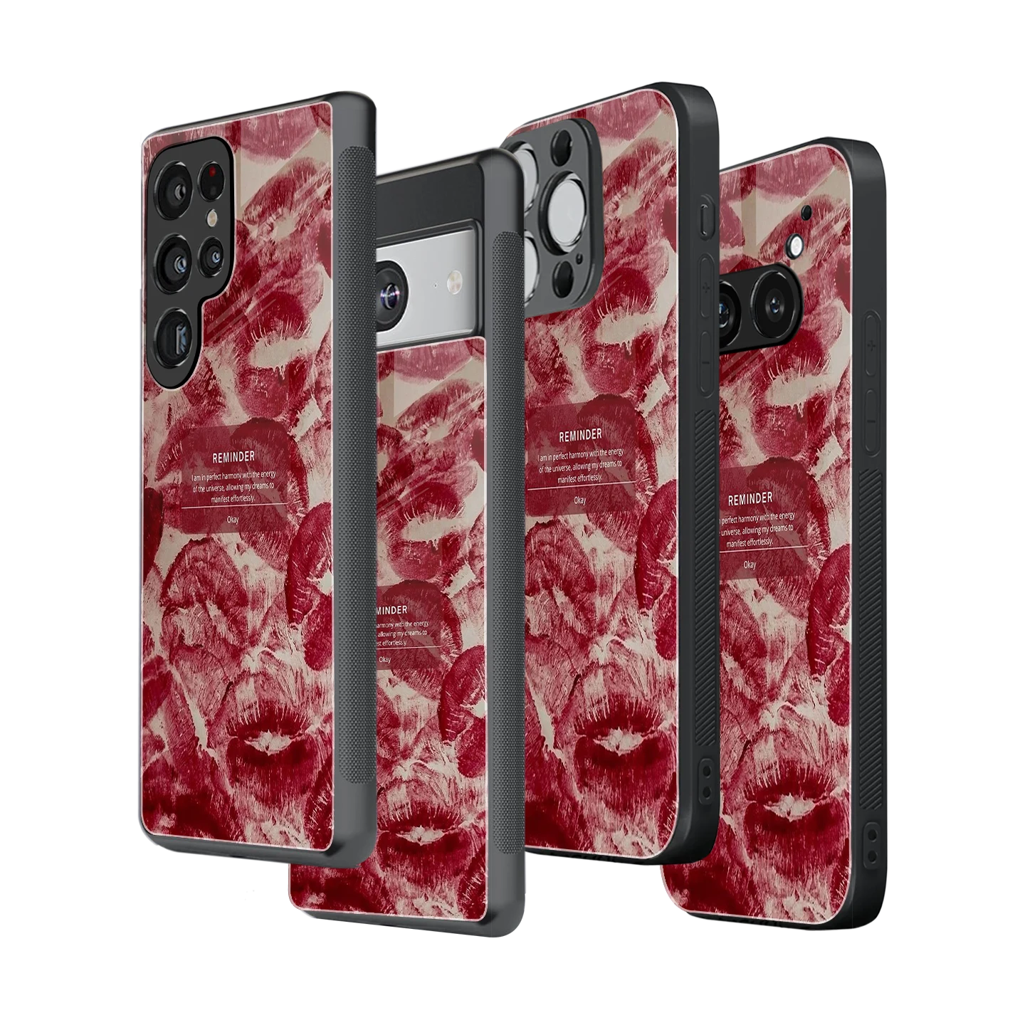 Stylish Glass Back Case for All Smartphones iPhone, Samsung, OnePlus, Pixel, Redmi, Oppo, Vivo, Motorola