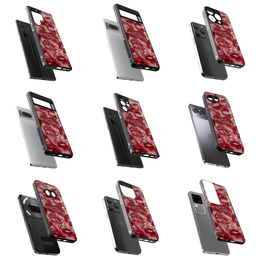 Durable Glass Back Mobile Case for iPhone, Samsung, OnePlus, Google Pixel, Redmi, Vivo, Oppo