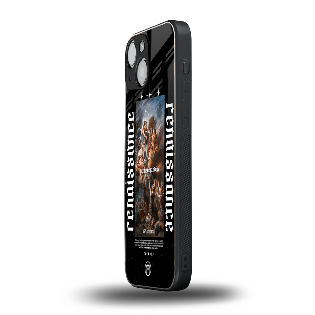 renaissance back phone cover | glass case for iphone 13 mini