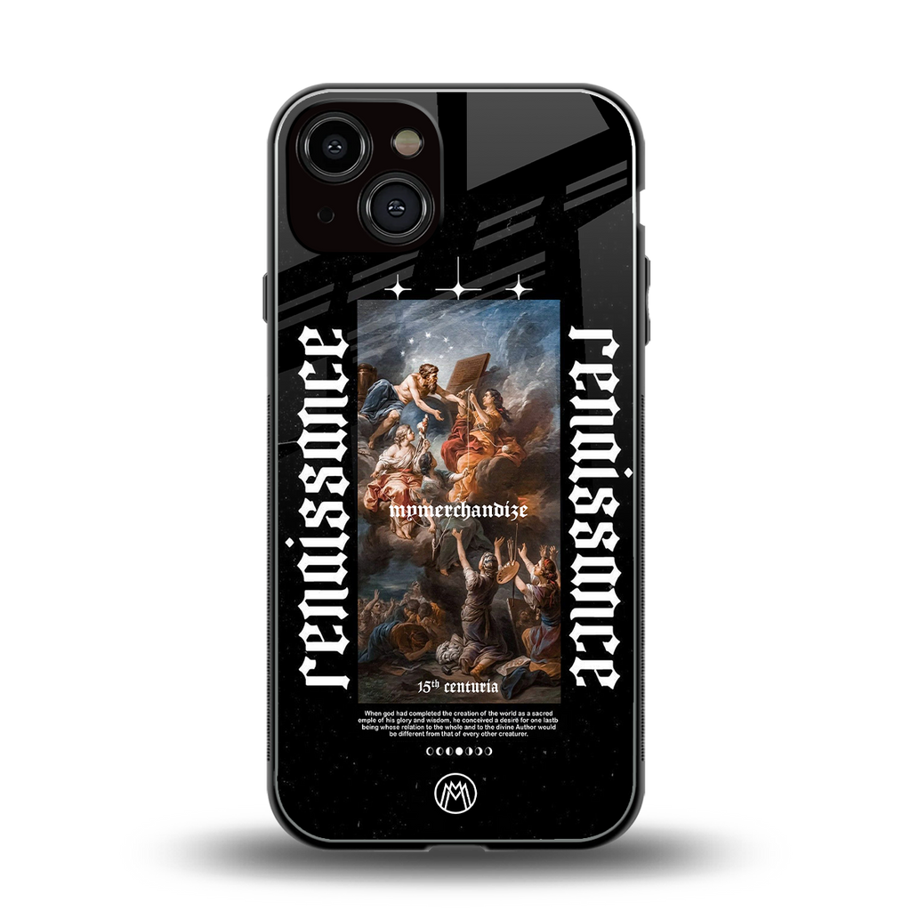 renaissance back phone cover | glass case for iphone 13