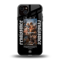 renaissance back phone cover | glass case for iphone 15 plus