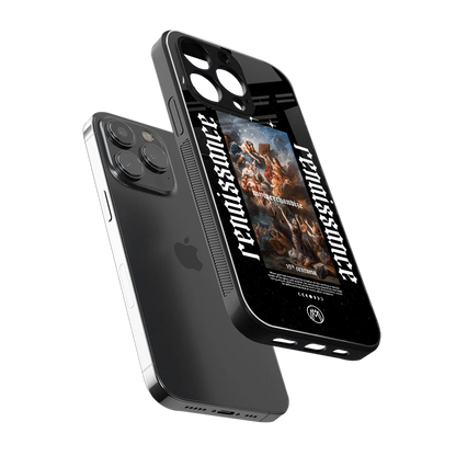 renaissance back phone cover | glass case for iphone 14 pro max