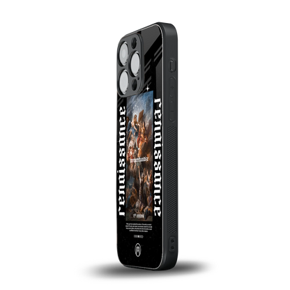 renaissance back phone cover | glass case for iphone 14 pro