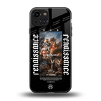renaissance back phone cover | glass case for iphone 15
