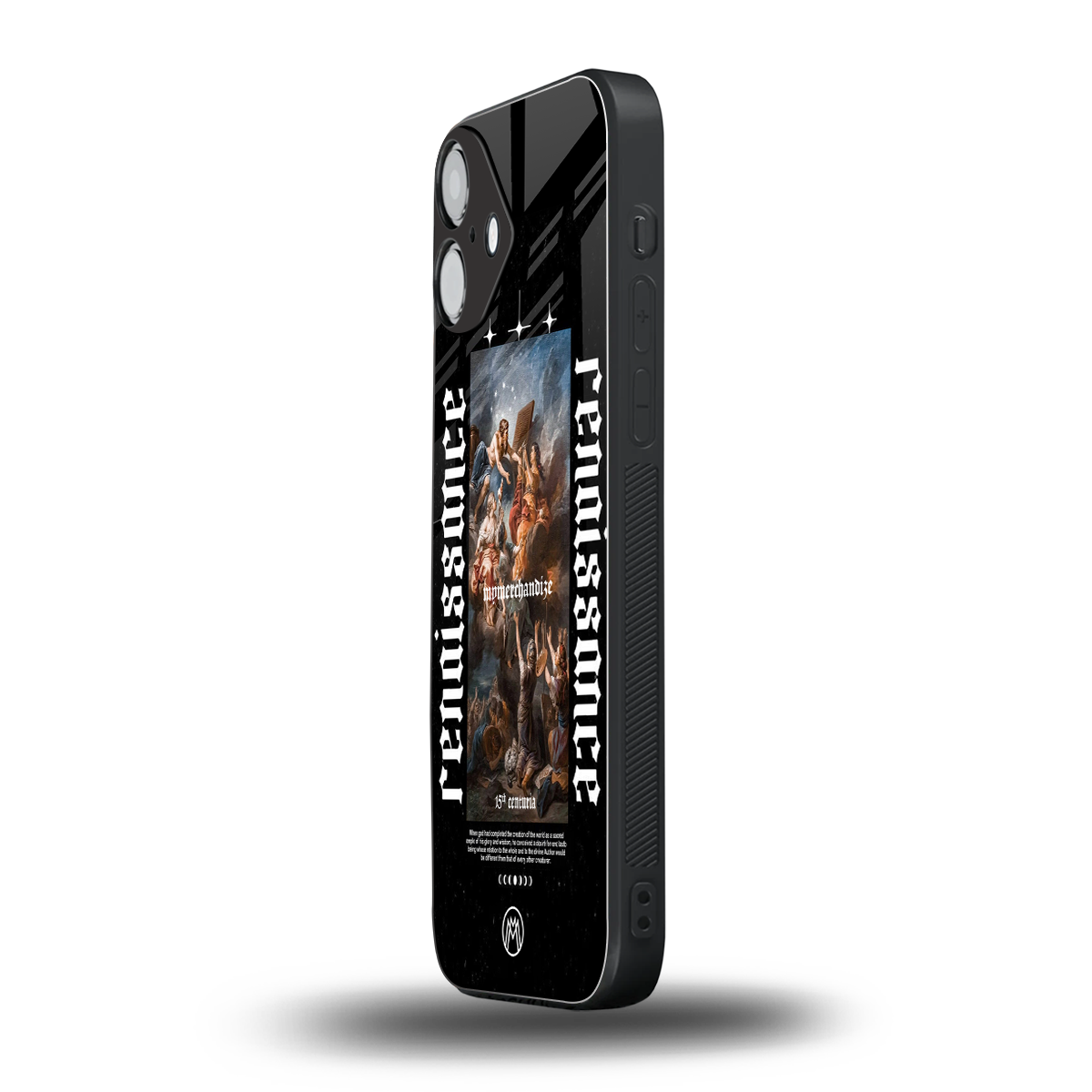 renaissance back phone cover | glass case for iphone 16 plus