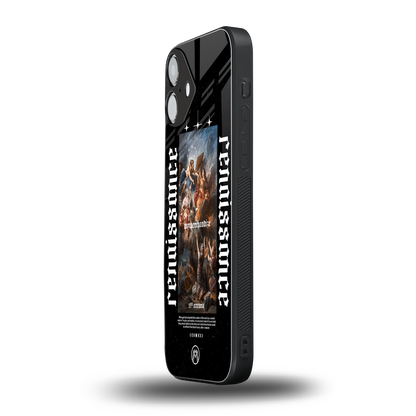 renaissance back phone cover | glass case for iphone 16 plus