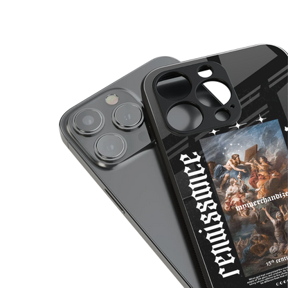 renaissance back phone cover | glass case for iphone 13 pro max